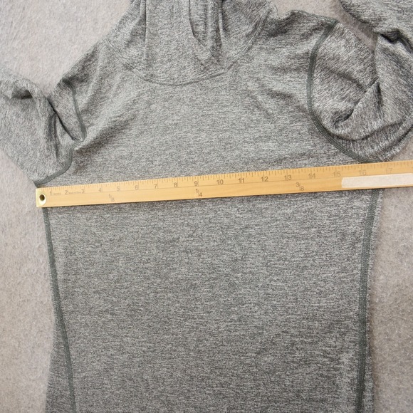 The North Face Top Womens Extra Small XS Gray Pullover Logo Shirt Active - Picture 7 of 11